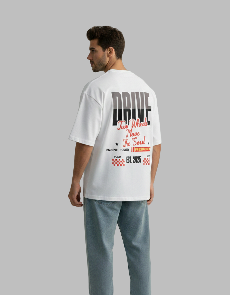 DRIVE - Unisex Terry Oversized Tee