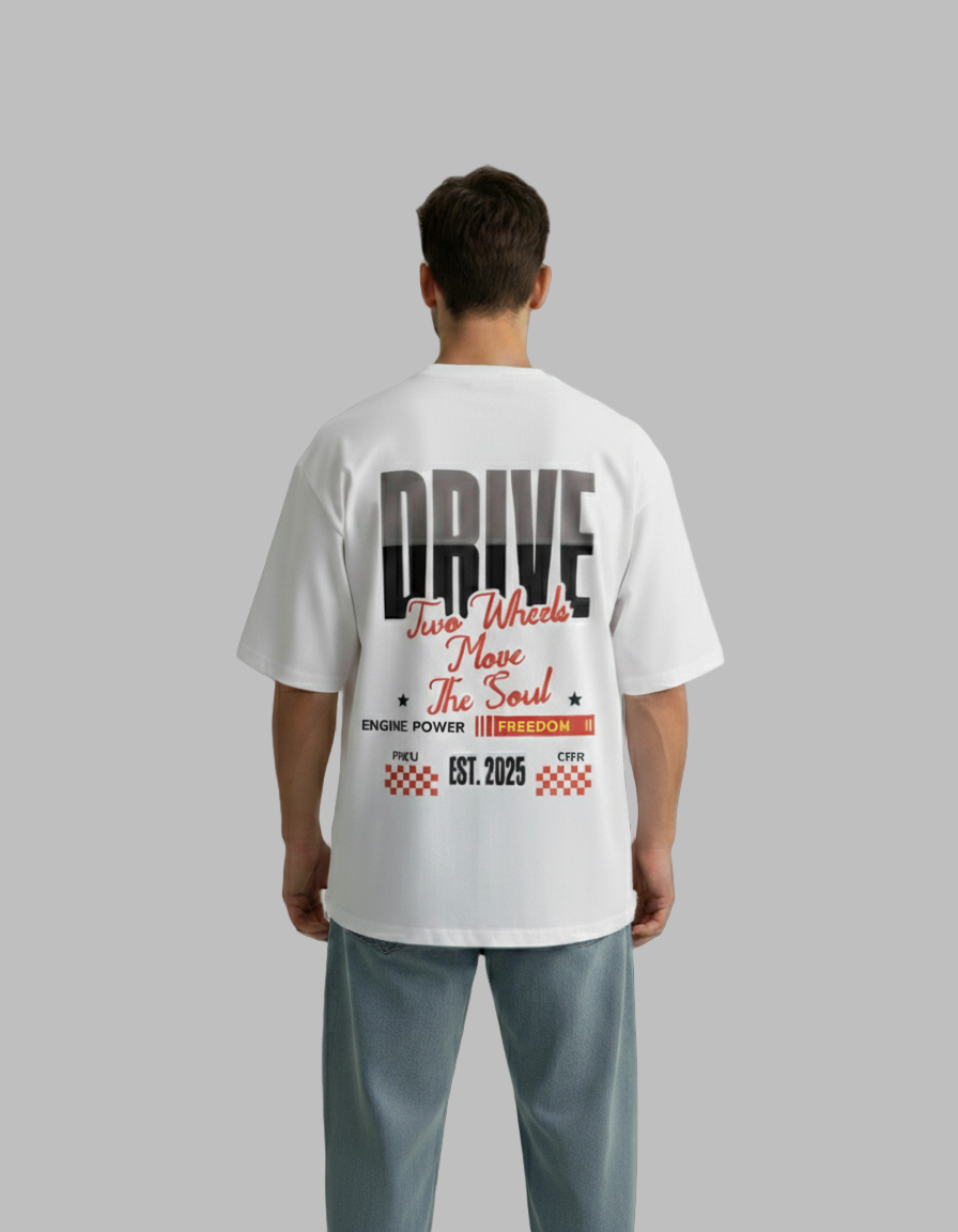 DRIVE - Unisex Terry Oversized Tee