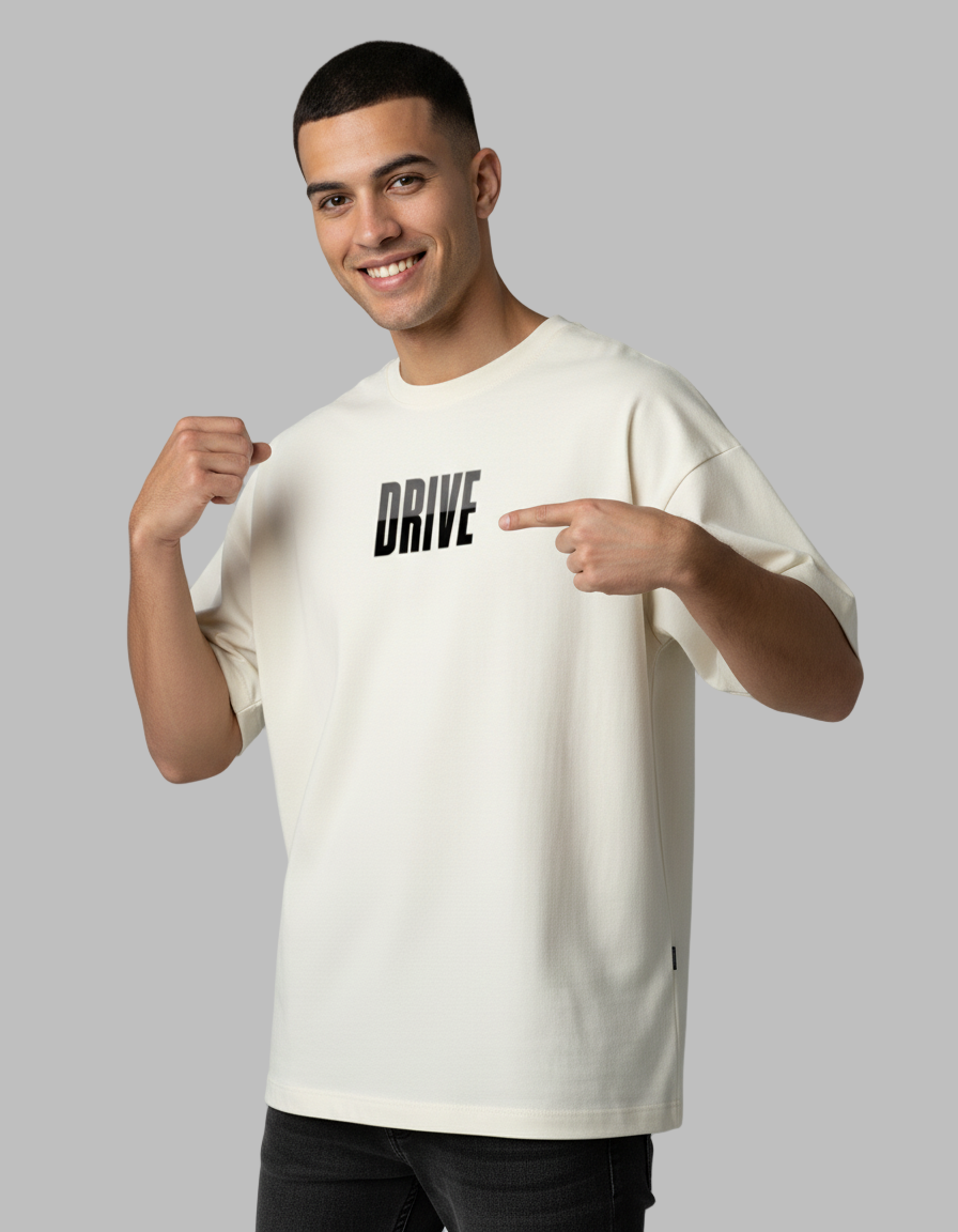 DRIVE - Unisex Terry Oversized T-Shirt