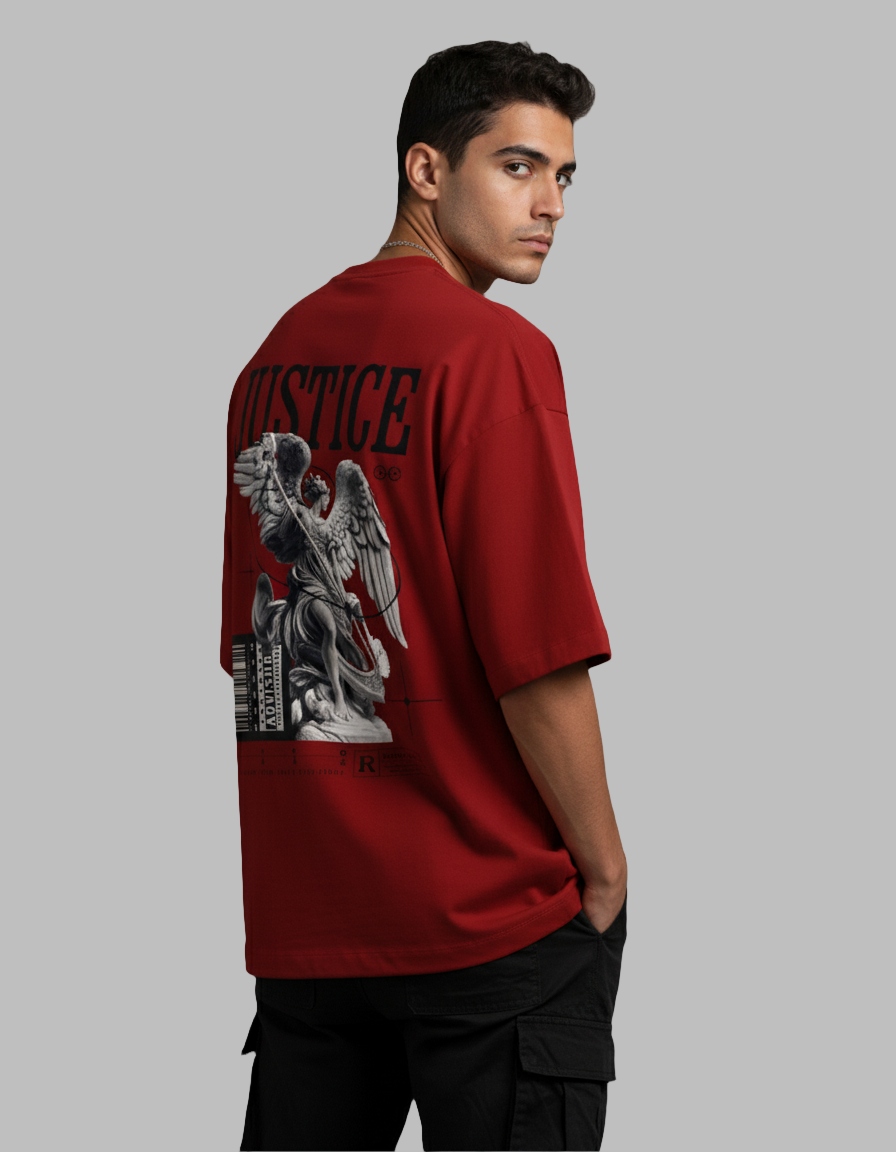 JUSTICE - Unisex Terry Oversized T-Shirt