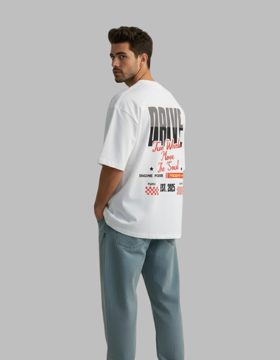 DRIVE - Unisex Terry Oversized Tee