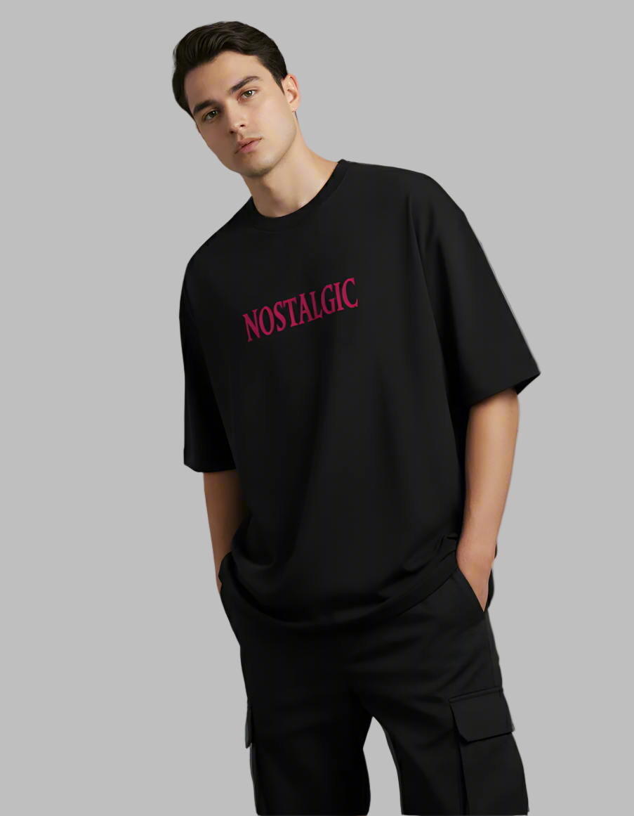 NOSTALGIC - Unisex Terry Oversized T-Shirt