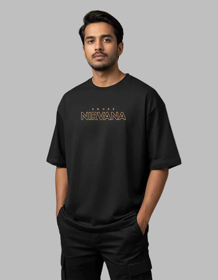 NIRVANA - Unisex Terry Oversized T-Shirt