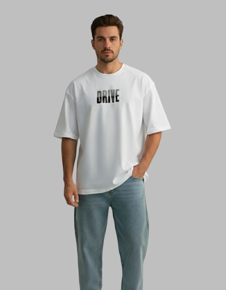 DRIVE - Unisex Terry Oversized Tee