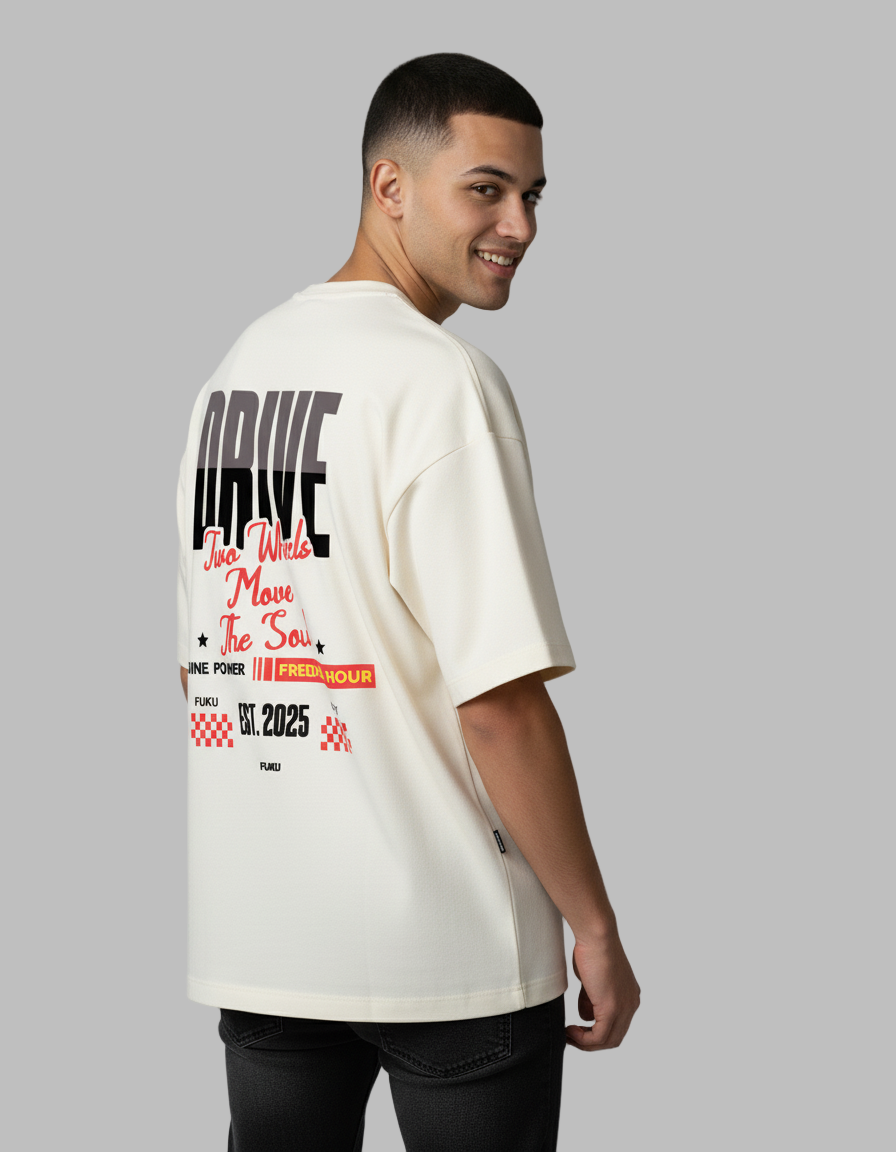 DRIVE - Unisex Terry Oversized T-Shirt