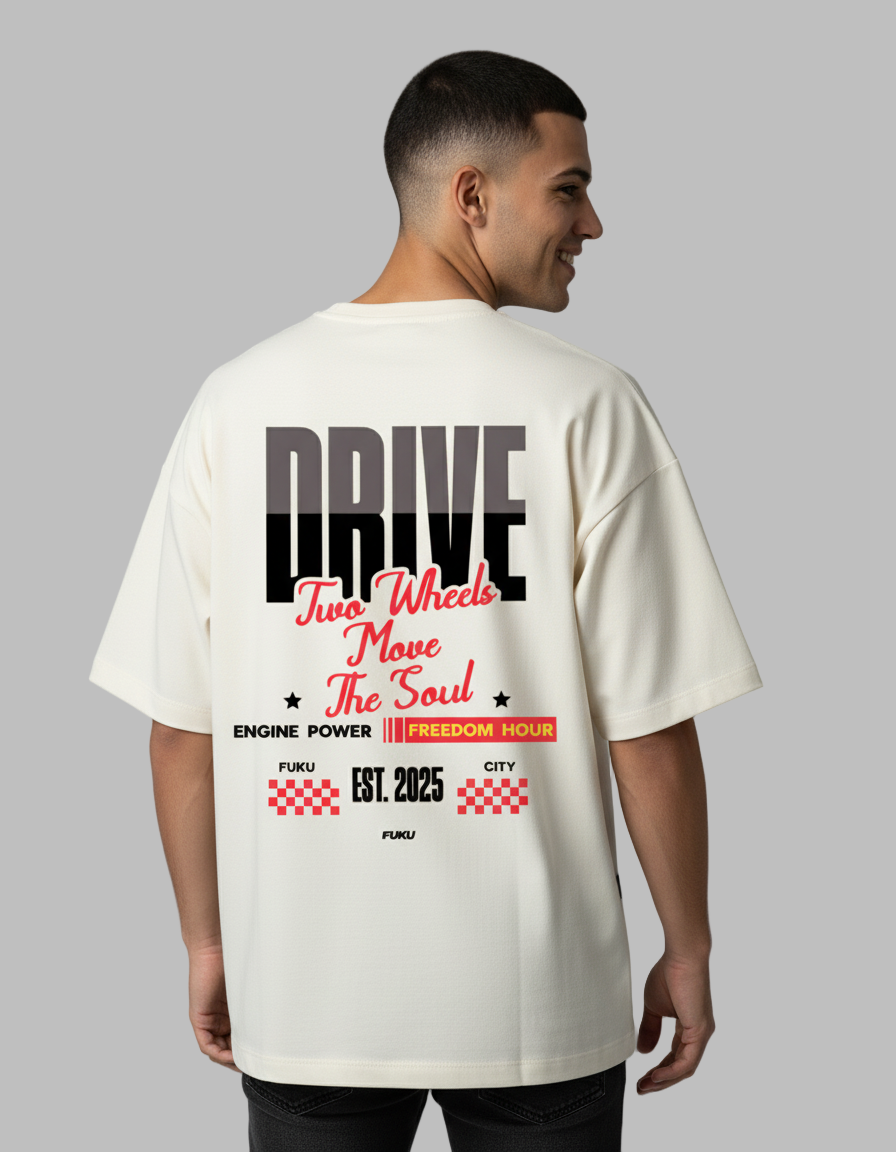 DRIVE - Unisex Terry Oversized T-Shirt