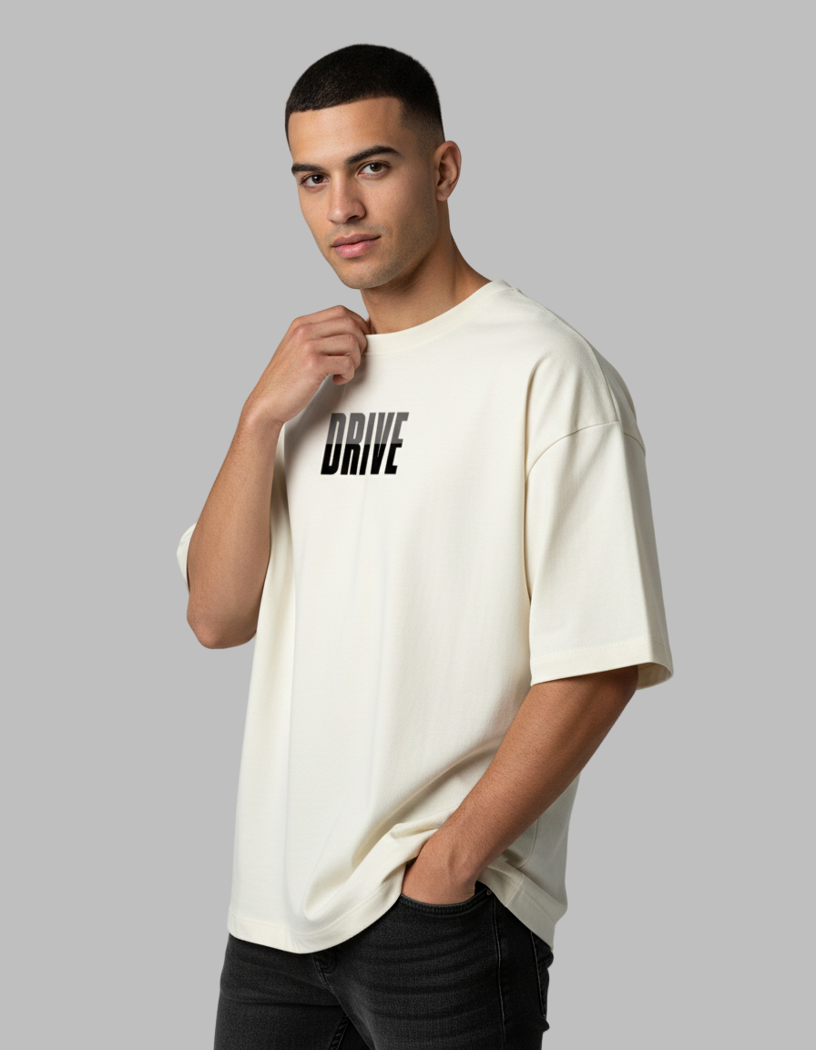 DRIVE - Unisex Terry Oversized T-Shirt