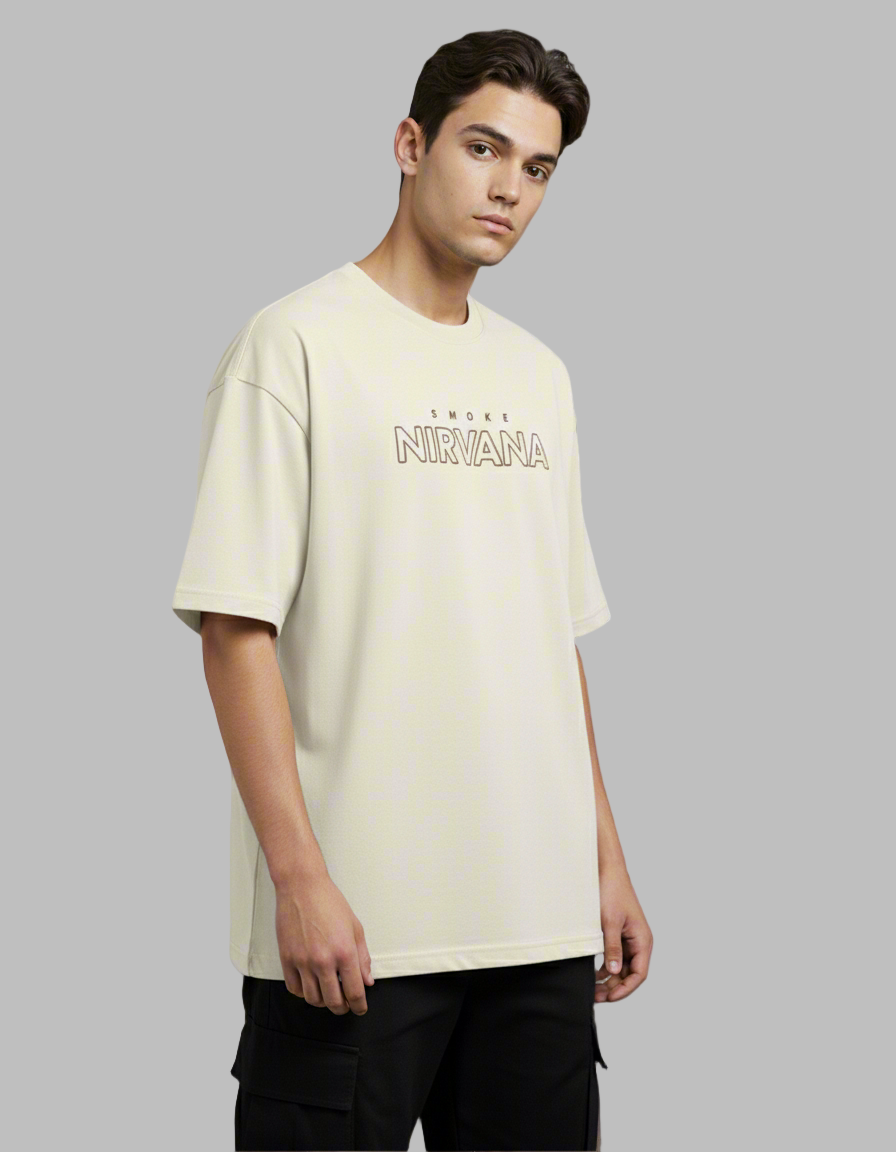 NIRVANA - Unisex Terry Oversized T-Shirt