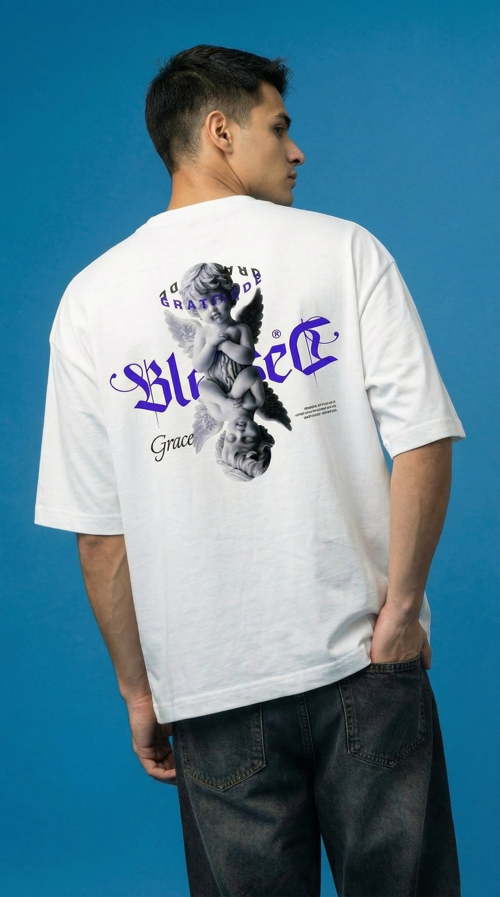 Blessed - Unisex Terry Oversized T-Shirt